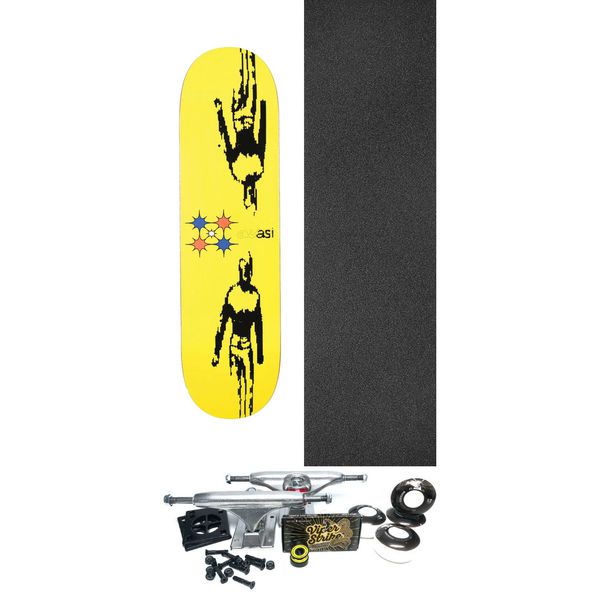 Quasi Skateboards Reflecta Skateboard Deck - 8.375" x 32.125" - Complete Skateboard Bundle
